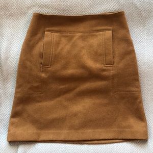 LOFT brown pencil skirt, size 00P